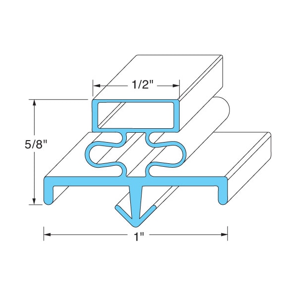 Door Gasket 24-1/2" X 62-1/2"